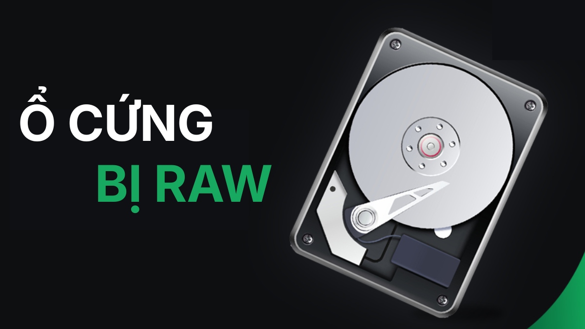 Ổ cứng bị RAW là gì? Cách sửa lỗi hiệu quả và nhanh chóng